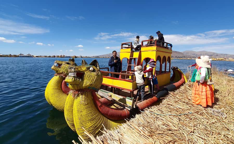 From Puno: 3-Hour Uros Floating Islands Tour - Second island: views, crafts, and the reed boat choice