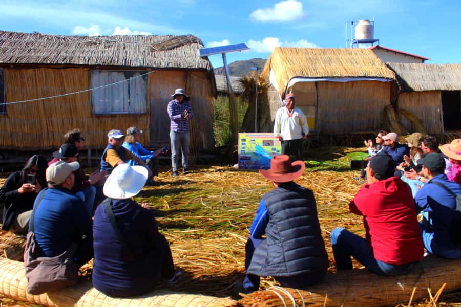 From Puno: Uros floating islands half Day tour - Choosing between the morning and midday departures