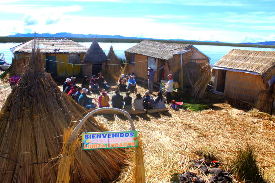 From Puno: Uros floating islands half Day tour - The short ride from Puno port