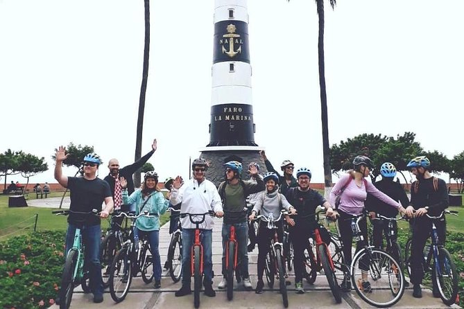 From Pyramids & Bohemian Streets: Lima Miraflores & Barranco Tour - Starting in Miraflores with a well-kept bicycle