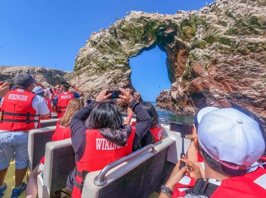 From San Martin Port: Ballestas Islands Tour in Paracas - English service and group conditions