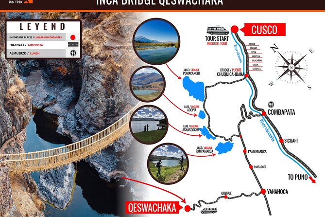 Full day tour of Qeswachaca Inca Bridge - The 4:30 AM Start and the Long Road South