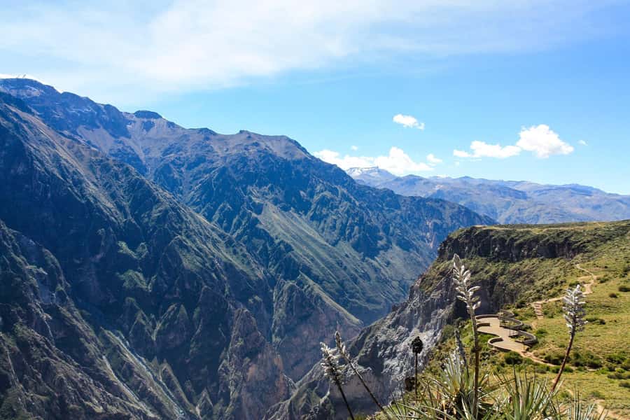 FULL-DAY TOURS TO THE COLCA CANYON WITH BREAKFAST - The return to Arequipa at 5:30 p.m.