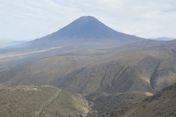 Half Day Trek To Volcan Misti - Misti up close, with three great peaks around you