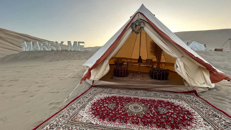 Ica | Huacachina: Desert Glamping | Night Under the Stars - The tent is more hotel room than survival camp