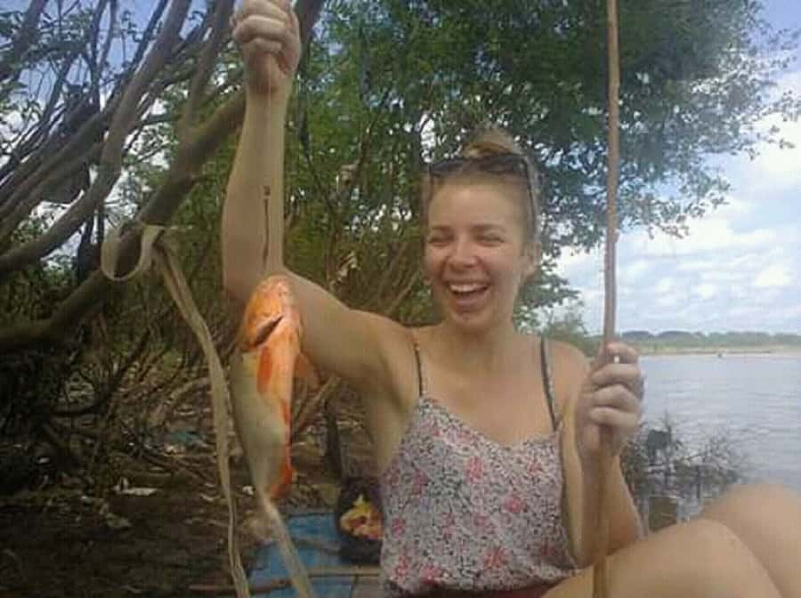 Iquitos: Piranha Fishing Experience in the Amazon jungle - Learning to fish for piranhas