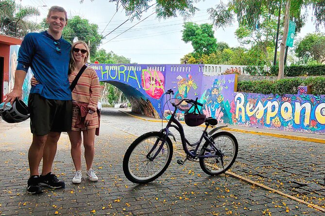 Lima Bike Tour in Miraflores & Barranco - Shared small group - Looking toward Morro Solar and Callao