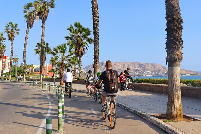 Lima Bike Tour in Miraflores & Barranco - Shared small group - Walking through Barranco and the Bridge of Sighs