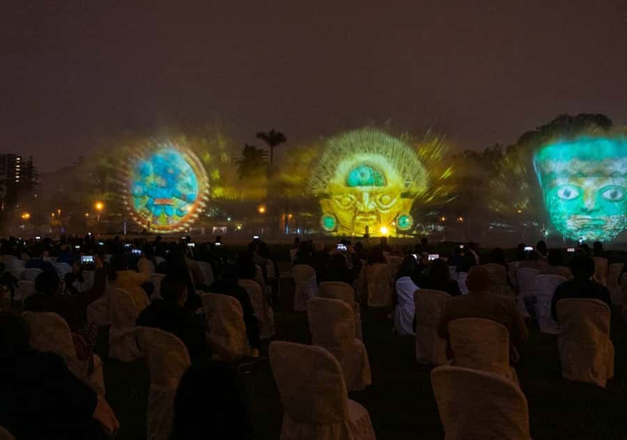 Lima: Magic Water Circuit and Dinner Show Tickets - The 80-meter fountain and the evening light show