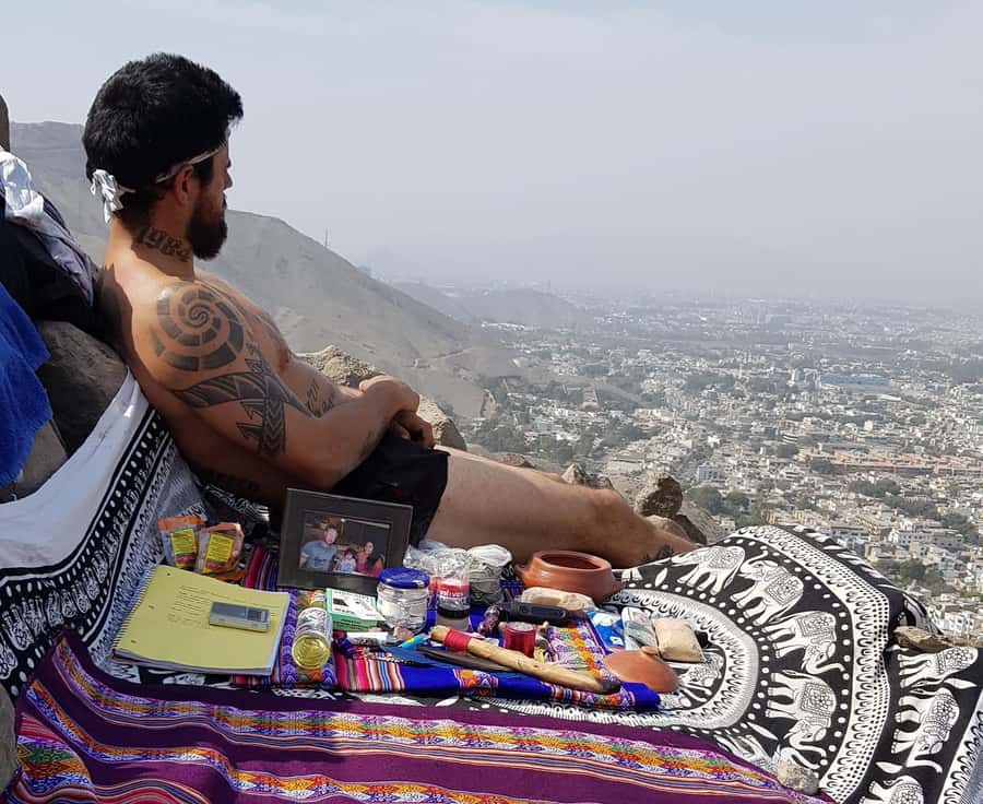 Lima: Spiritual Healing with Xanga - The Smokeable Ayahuasca - Cleansing with Palo Santo and white sage