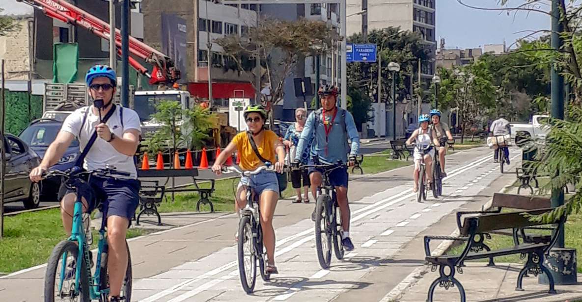 Lima: The Charm of Barranco & Pre Inca Pyramid in Miraflores - Returning through Lima by bike