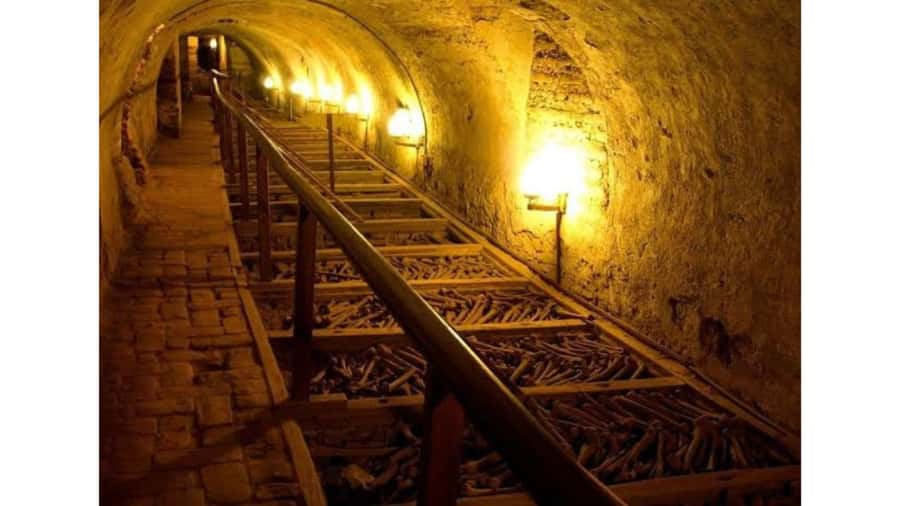 LIMA WALKING TOUR CATACOMBS FROM MIRAFLORES, HISTORICAL CENTER, WINES+BUS - Starting at Plaza San Martín