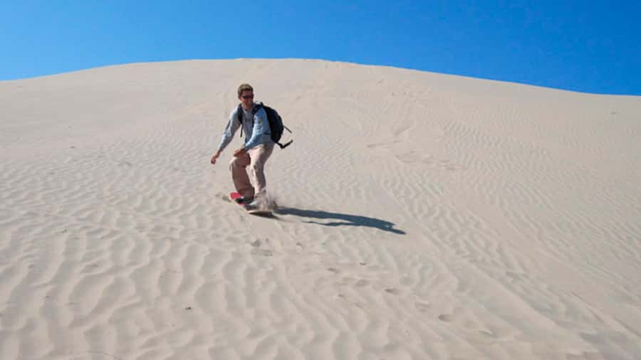 Nasca: Ocongalla Aqueduct Sandboarding in the Usaka desert - Why this Nasca half-day works so well