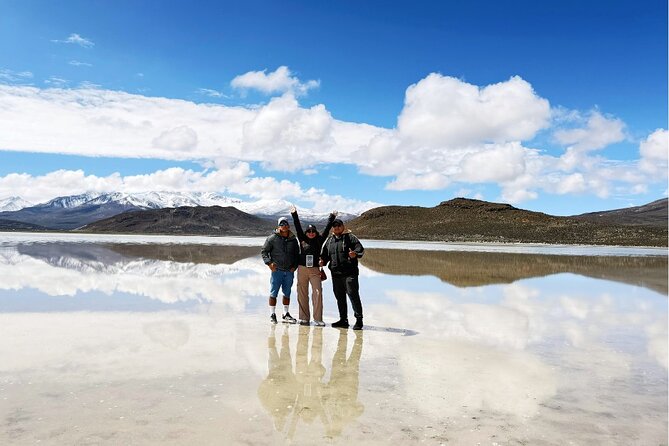 National Reserve of Salinas and Aguada Blanca - Salinas Salt Flats in Dry and Wet Seasons