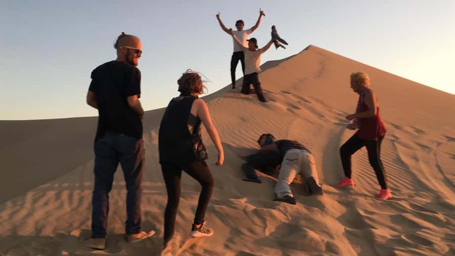 Paracas or Pisco: Private Huacachina Oasis Tour & Buggy Ride - First sight of Huacachina Oasis