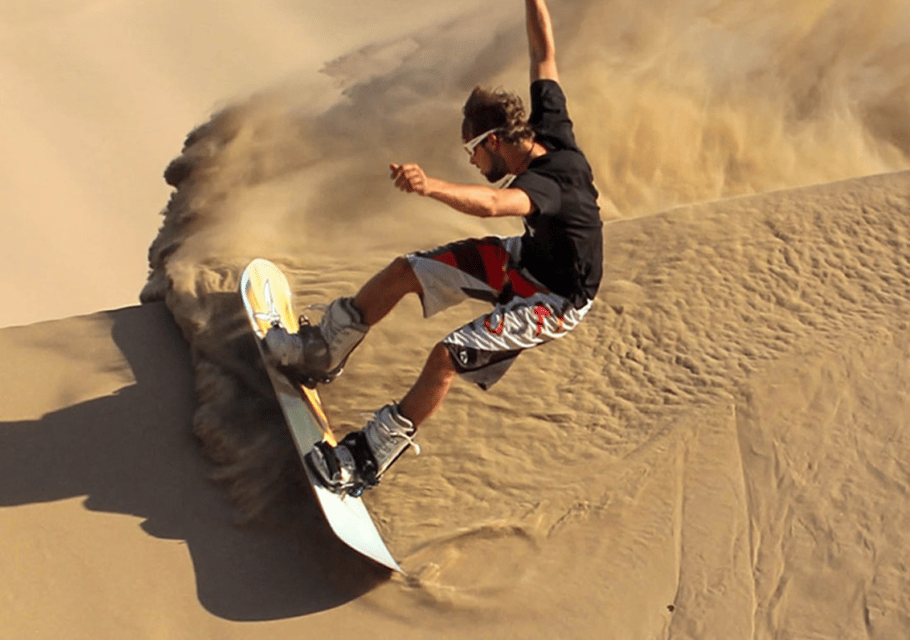 Pro Sanboarding or skiing in Huacachina from Lima - Day trip - Two hours of dune buggy action