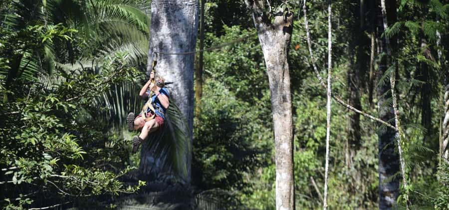 Puerto Maldonado: Jungle Adventure |Zipline + Canopy + Kayak - The 9:00 a.m. boat ride sets the tone
