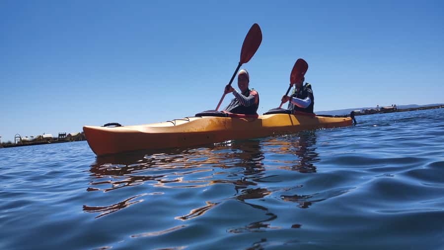Puno: 2-day Uros Kayak Tour with Homestay at Amantani Island - Morning pickup and the launch from Puno
