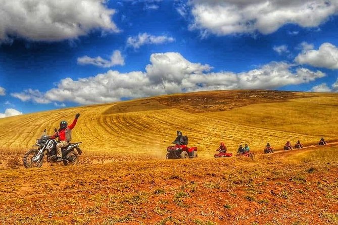 Quad Bike Adventure to Moray and Maras – Small Group - Maras Salt Mines and the bright salt pools