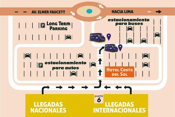 QuickLlama: Door-to-door transfer from Lima Airport to Miraflores - Flight delays and communication by WhatsApp