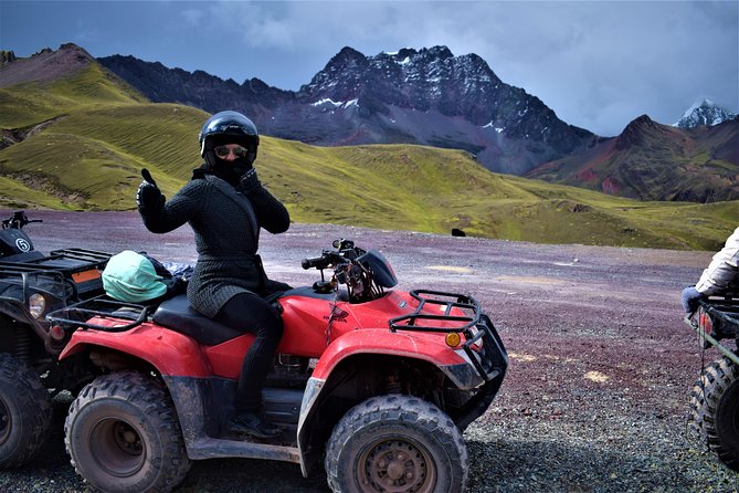 Rainbow Mountain In Quad Bike - Returning by ATV and Stopping for Lunch
