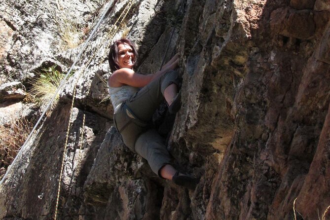 Rock Climbing full day - Getting fitted with the included climbing equipment