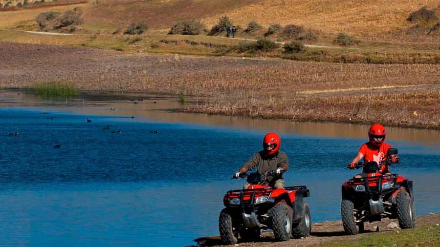 Sacred Valley: Huaypoo Lagoon and Maras by Quad Bike - ATV - Reaching Maras by bus and seeing the salt terraces