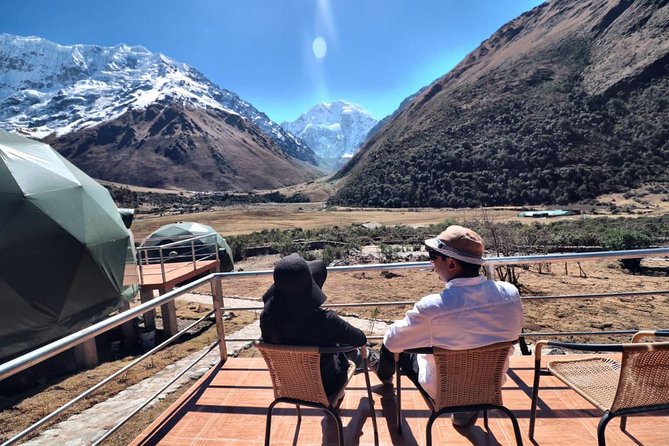 Salkantay Trek 4 Days to Machu Picchu by Glamping Sky Lodge Dome - Guides, food, and support on the trail