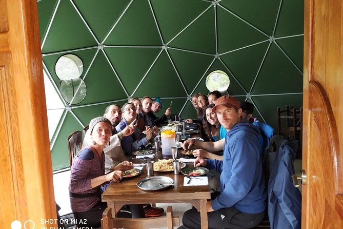 Salkantay Trek 5 days to Machu Picchu by Glamping Sky Lodge Dome - Day three: rivers, waterfalls, and the upper jungle