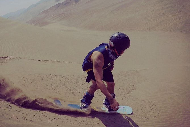 Sandboarding Experience Lima Includes Boots, Bindings & Helment - The larger dunes and the real challenge
