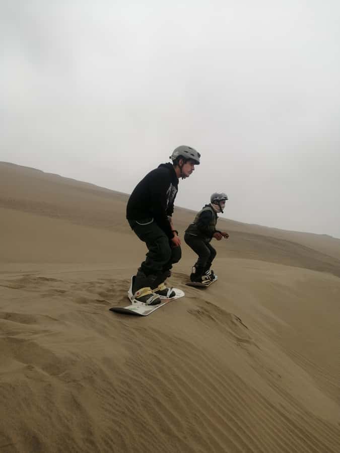 Sandbording in Lima - Practical timing and preparation