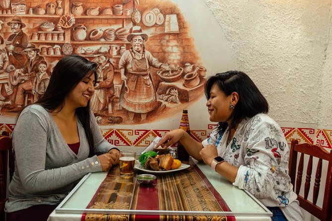 The 10 Tastings of Cusco With Locals: Private Food Tour - San Pedro Market: juice, fruit, corn, and local color