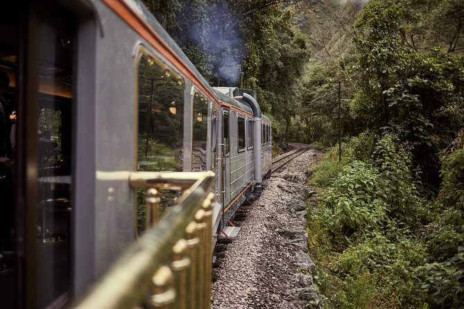 The First Class Machu Picchu Train by Inca Rail - Arriving at Machu Picchu Pueblo and taking the bus