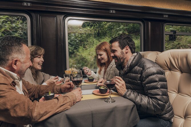 The First Class Machu Picchu Train by Inca Rail - The return trip and dinner after Machu Picchu