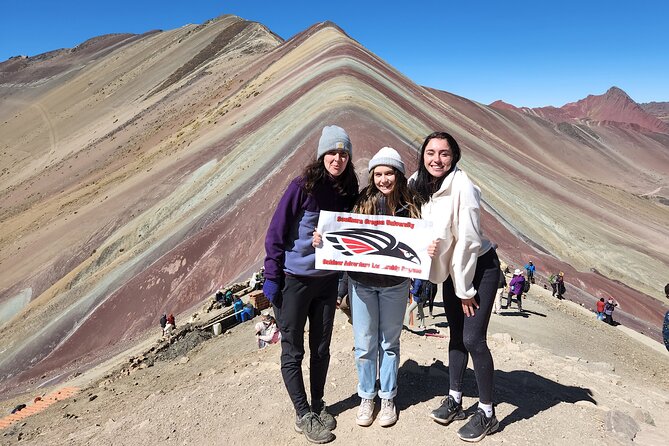 Vinincunca Rainbow Mountain Tour and optional visit to Red Valley. - Returning to Cusipata for lunch